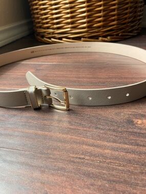 H&M Light Gray Gold Belt U.S. M